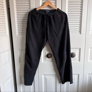 POLO Ralph Lauren Men’s Sweat Pant Color Black Size S Small Red Pony.